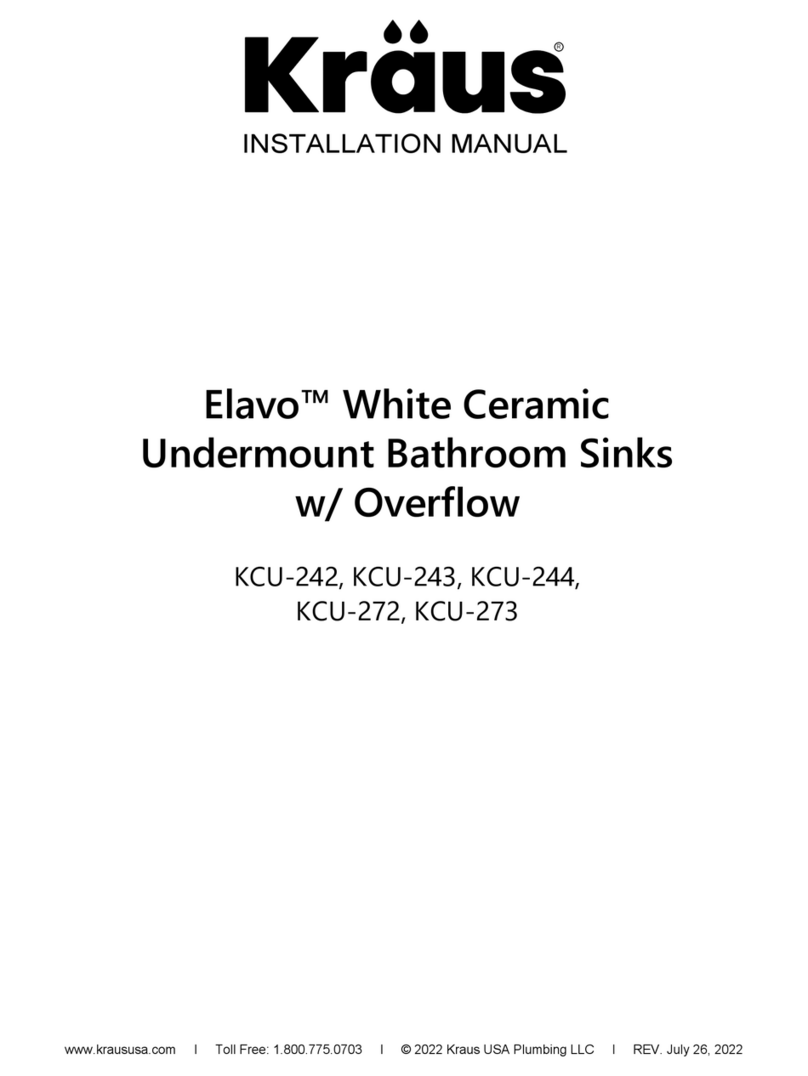 Kraus Elavo KCU-242 installation manual