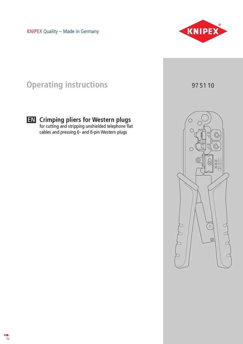 KNIPEX 97 51 10 operating instructions