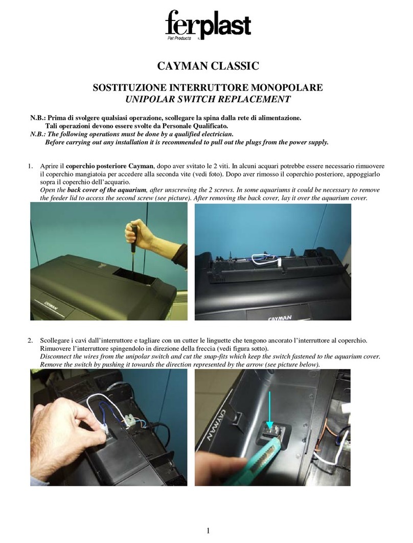 Ferplast cayman 40 classic quick start guide