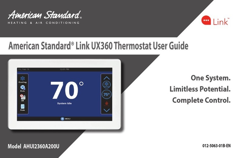 American Standard Link UX360 user guide