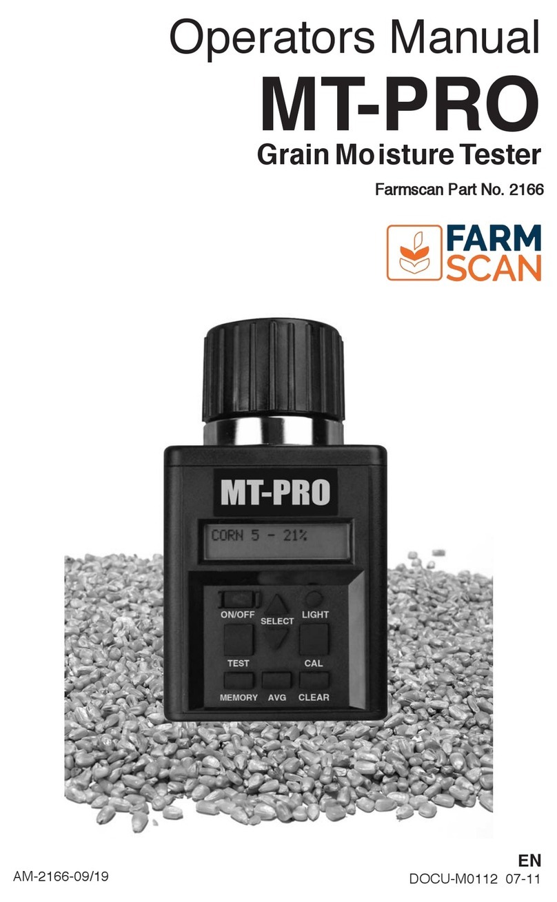 FARM SCAN MT-PRO Operator's manual