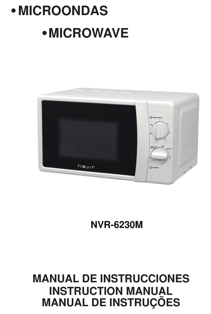 Nevir NVR-6230M instruction manual