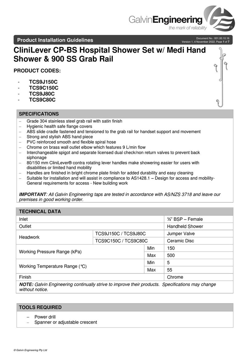 Galvin Engineering TCS9J150C Installation guidelines Galvin Engineering TCS9J150C Installation guidelines