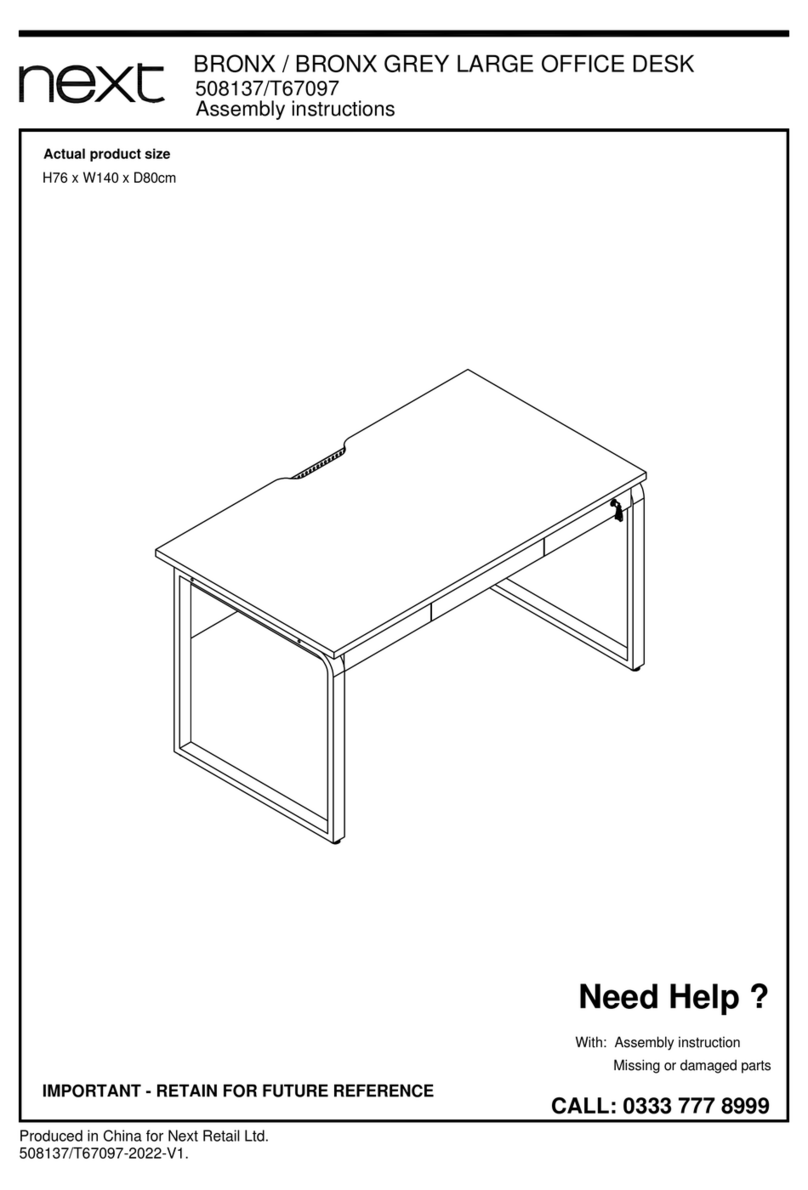 Next Bronx 508137 Assembly instructions