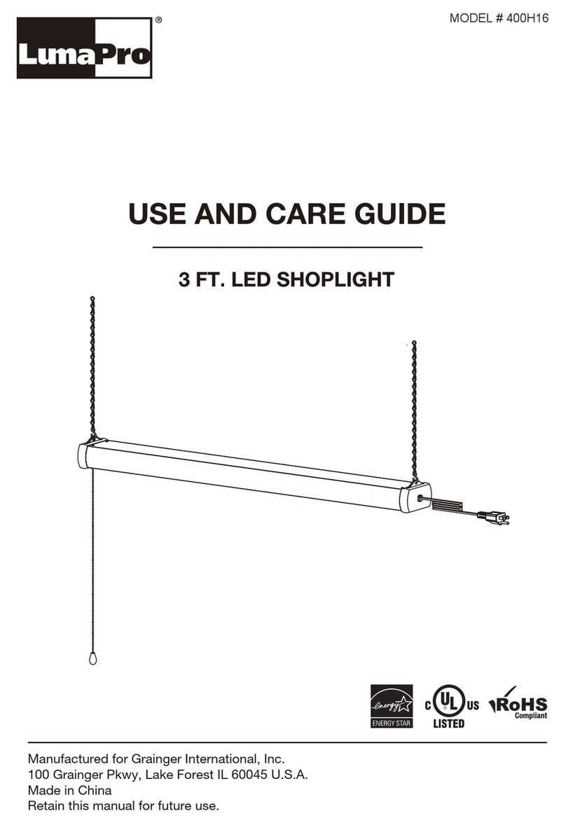 LumaPro 400H16 User manual