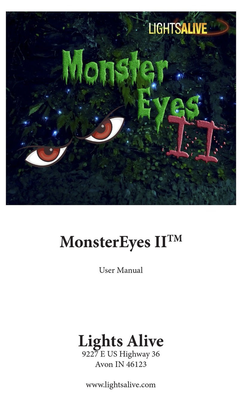 Lights Alive MonsterEyes II user manual