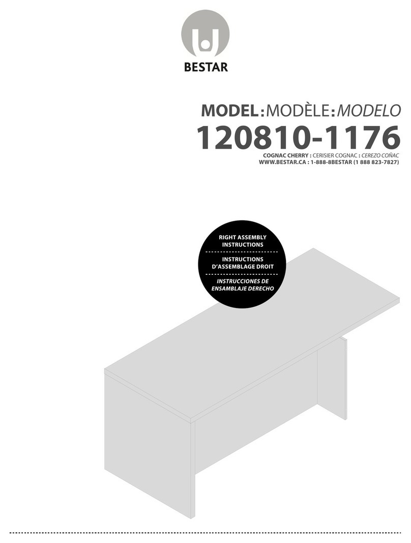 Bestar 120810-1176 Assembly instructions