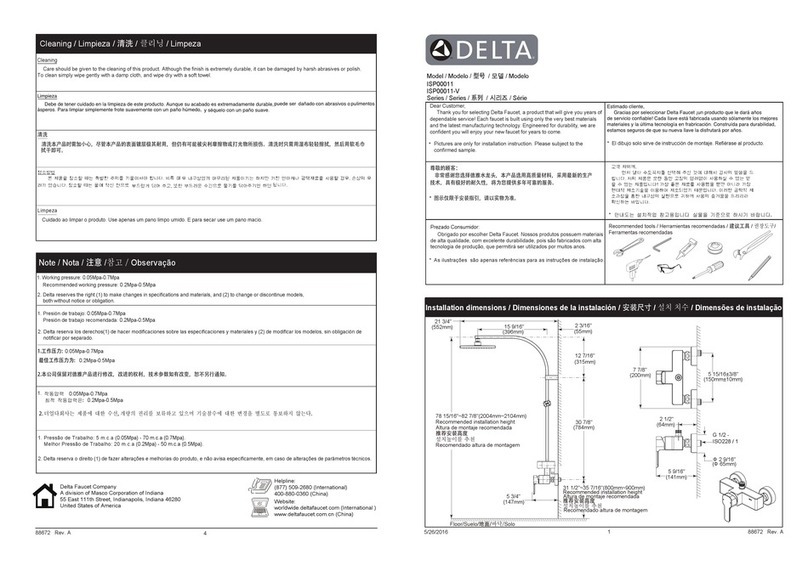 Delta ISP00011 User manual