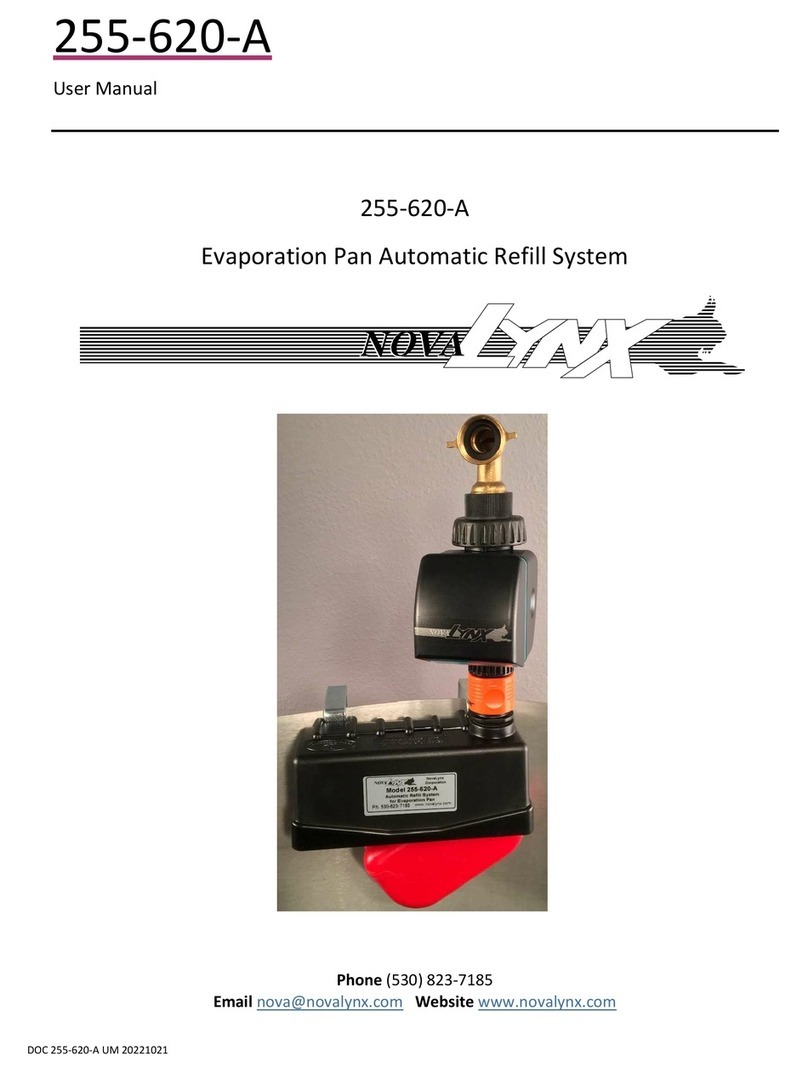 Novalynx 255-620-A user manual