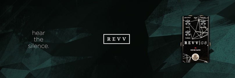 REVV G8 Noise Gate quick start guide