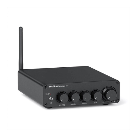 Fosi Audio BT30D PRO User manual