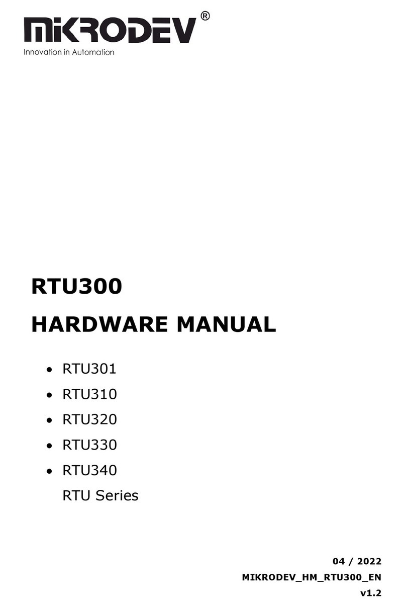 MIKRODEV RTU Series Hardware manual