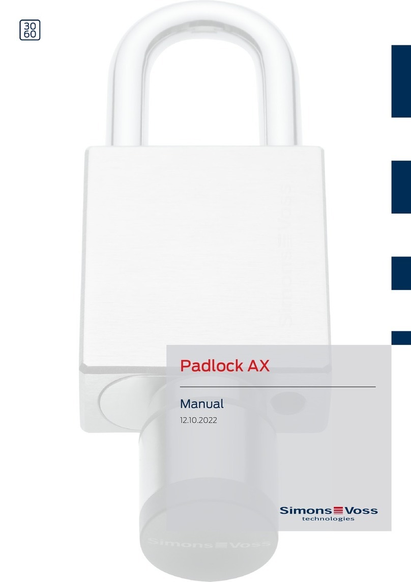Simons Voss Padlock AX manual Simons Voss Padlock AX manual