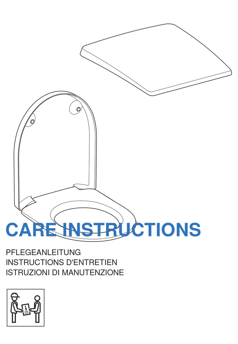 Geberit Renova 500801001 Installation guide