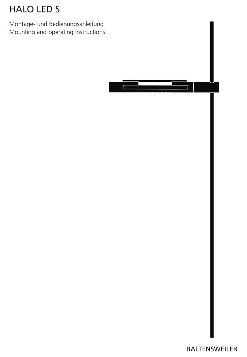 BALTENSWEILER HALO LED S Service manual BALTENSWEILER HALO LED S Service manual