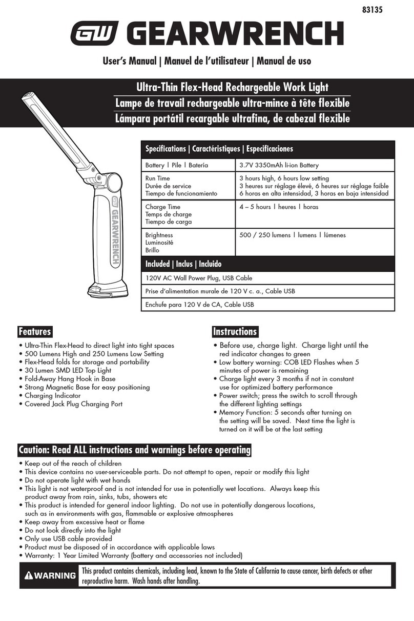 Gearwrench 83135 user manual