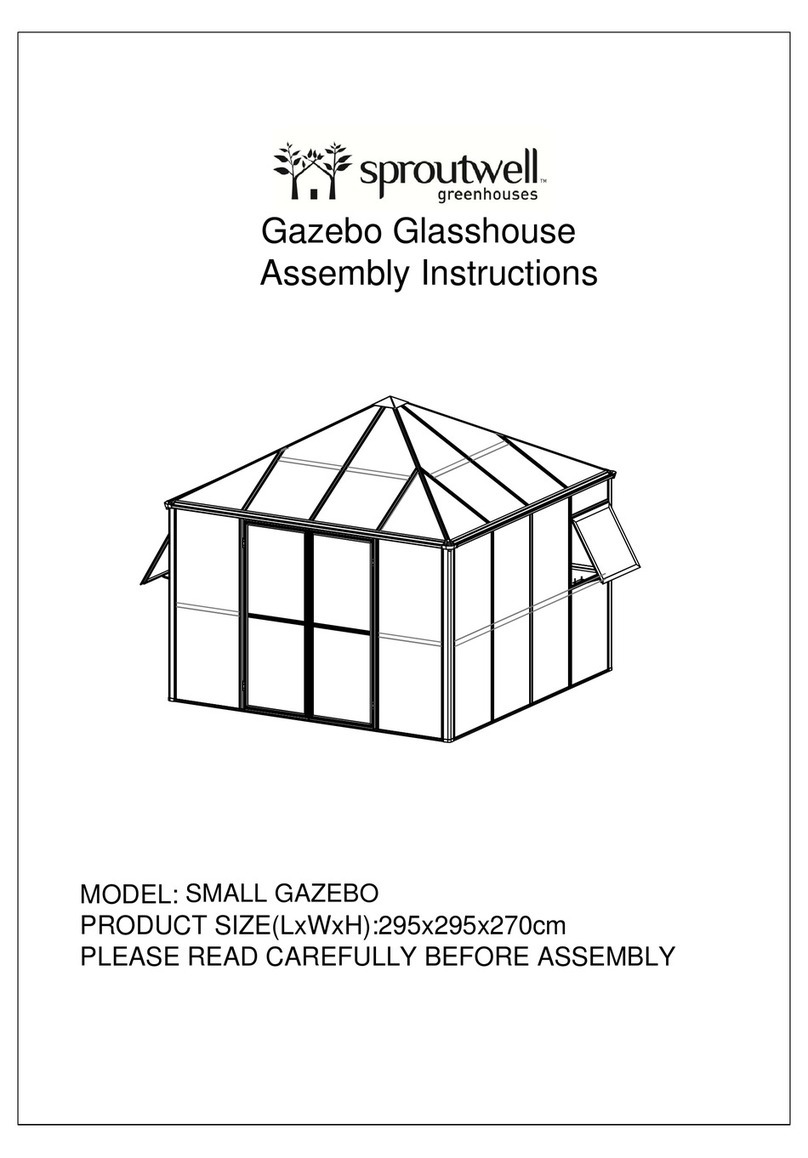 Sproutwell SMALL GAZEBO Assembly instructions