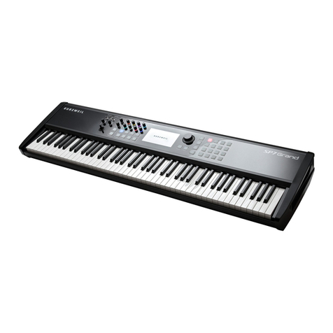 Kurzweil SP7 Grand quick start