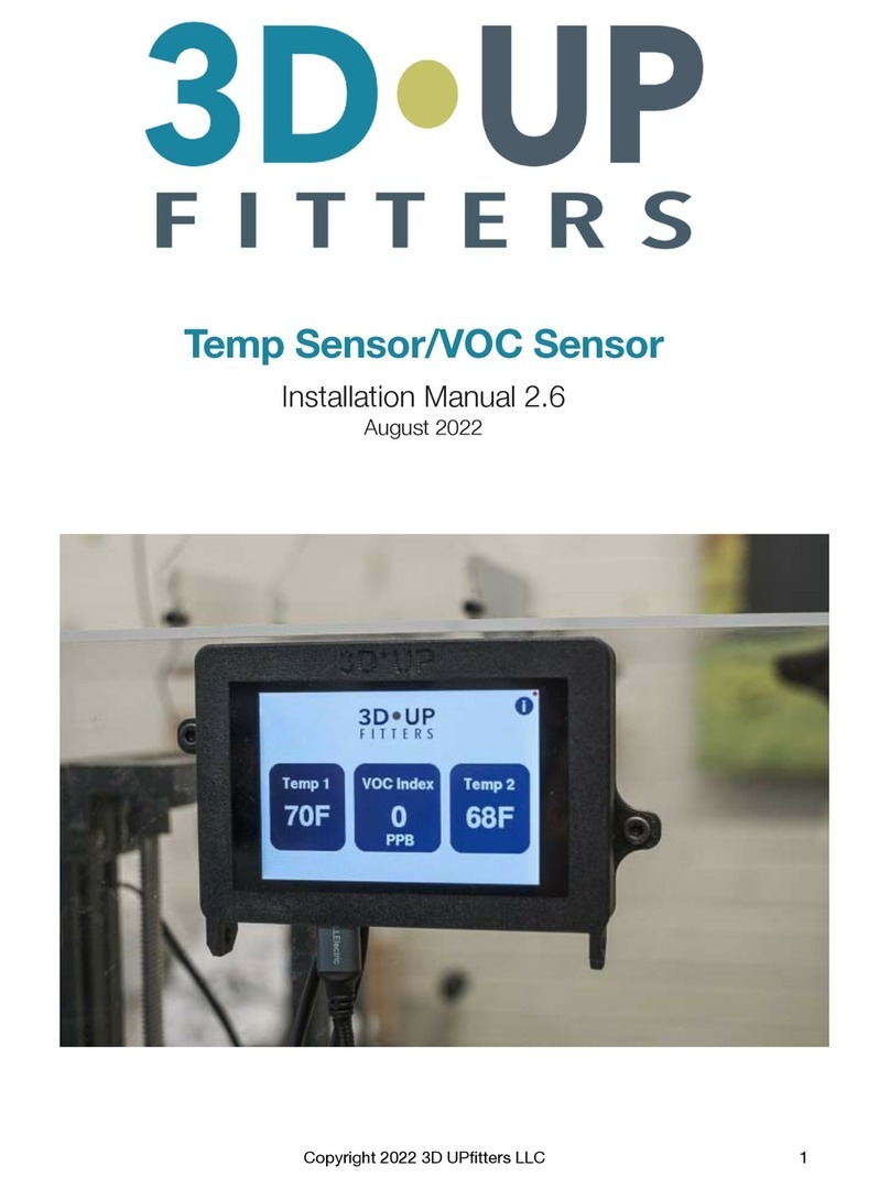 3D Upfitters Temp Sensor installation manual