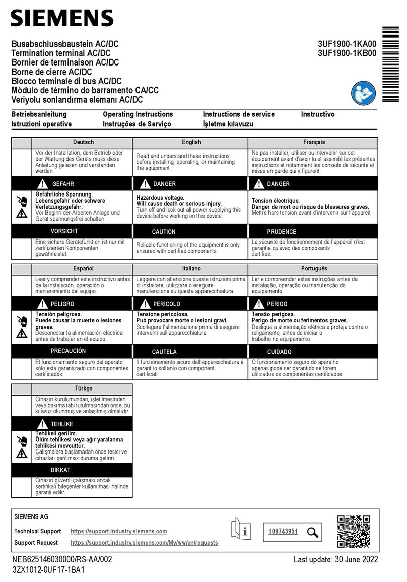 Siemens 3UF1900-1KA00 User manual