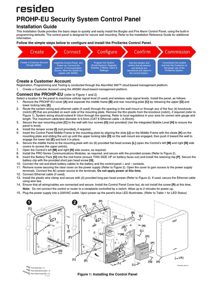 resideo PROHP-EU installation guide