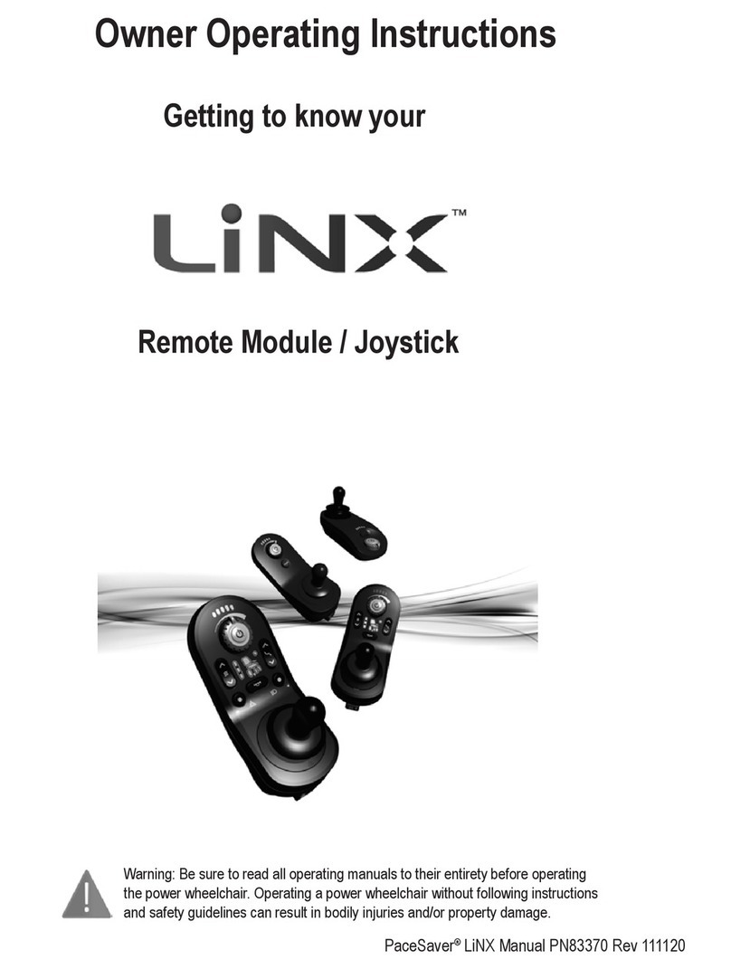 PaceSaver LiNX Owner operating instructions