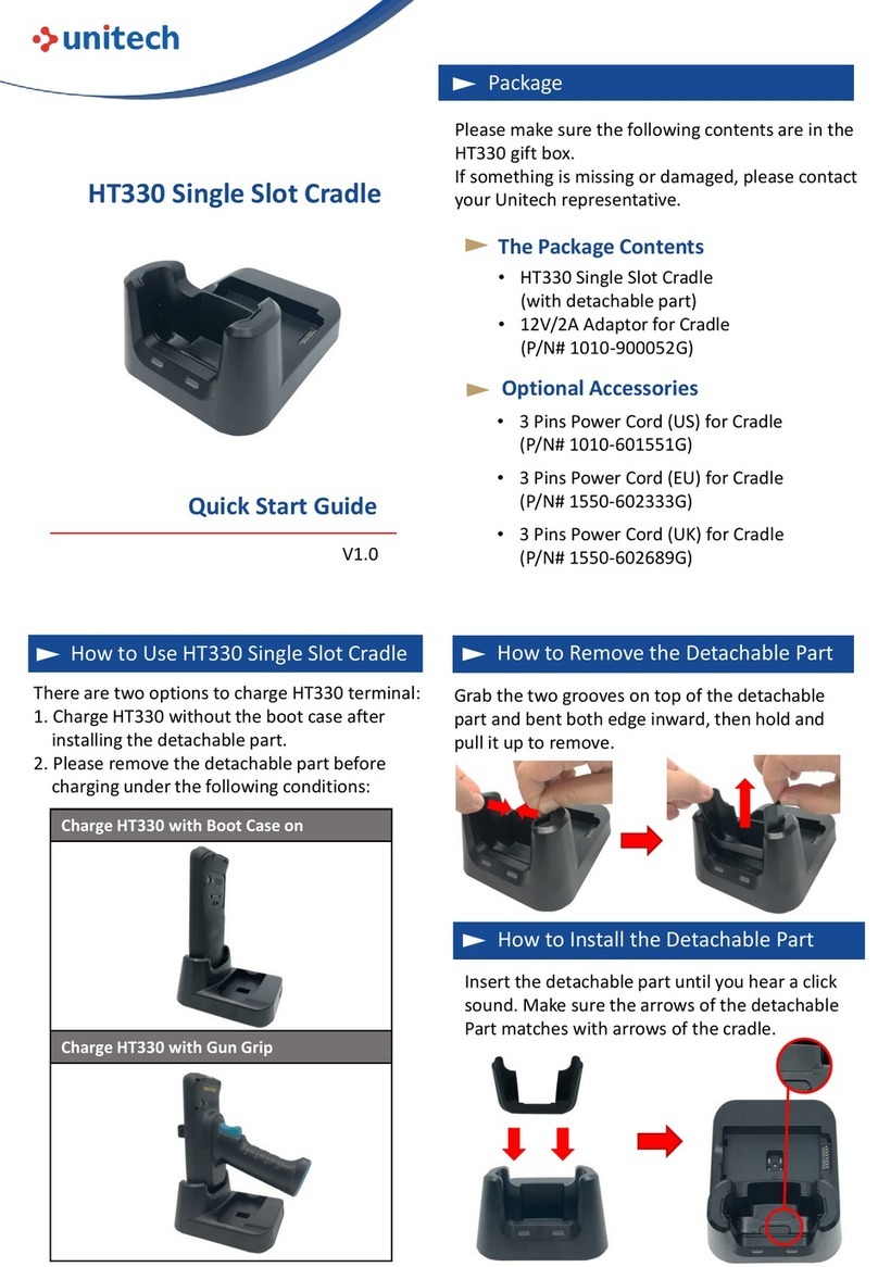 Unitech 5000-900098G quick start guide