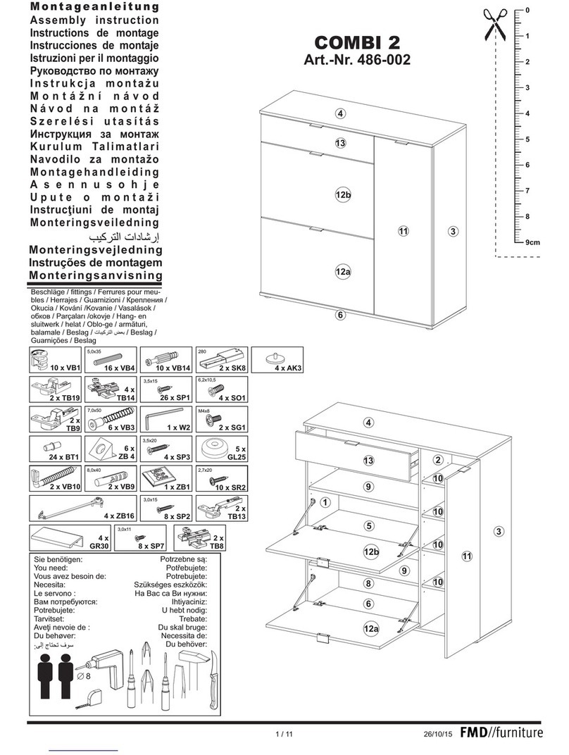 FMD Furniture COMBI 2 486-002 Assembly instruction