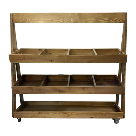 LIGNEUS 3-Tier Adjustable Merchandiser quick start guide LIGNEUS 3-Tier Adjustable Merchandiser quick start guide