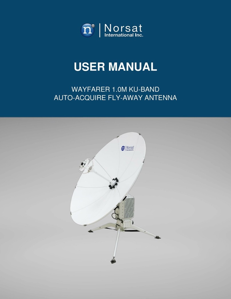 Norsat WAYFARER 1.0M KU-BAND User manual Norsat WAYFARER 1.0M KU-BAND User manual