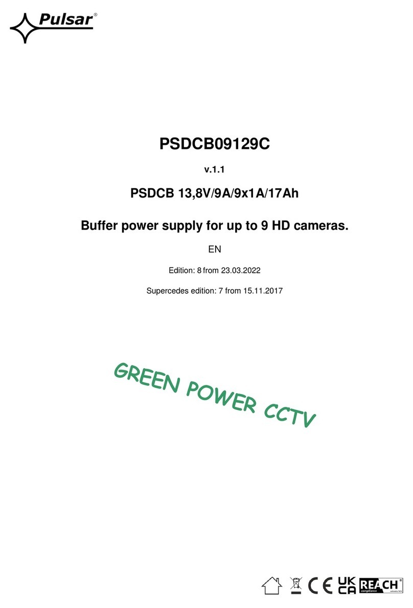 Pulsar PSDCB09129C User manual