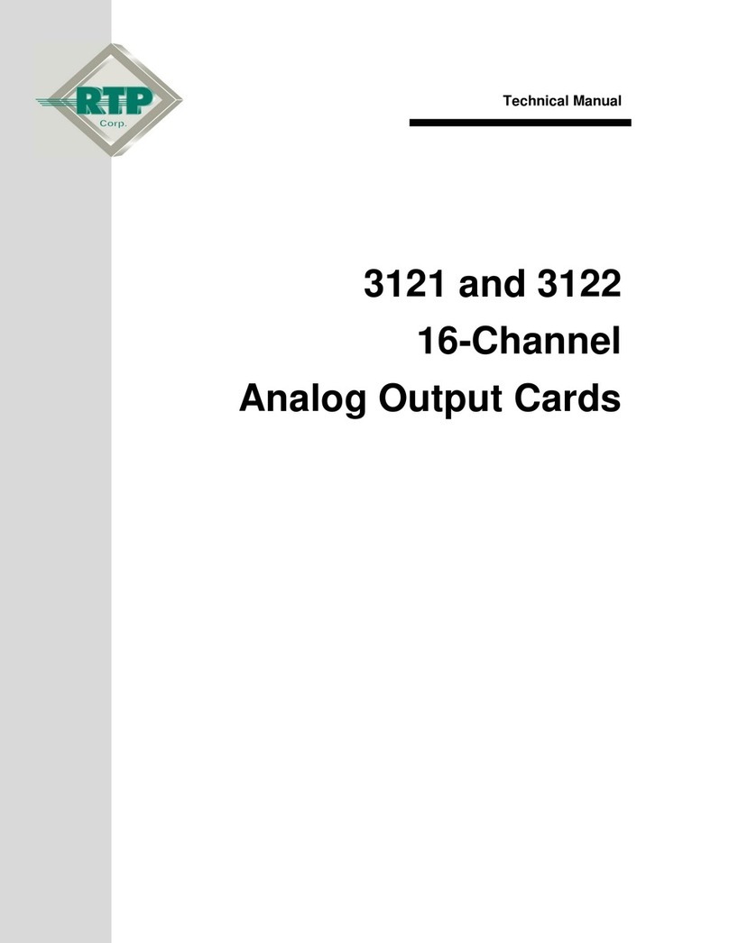 RTP 3121 Technical manual