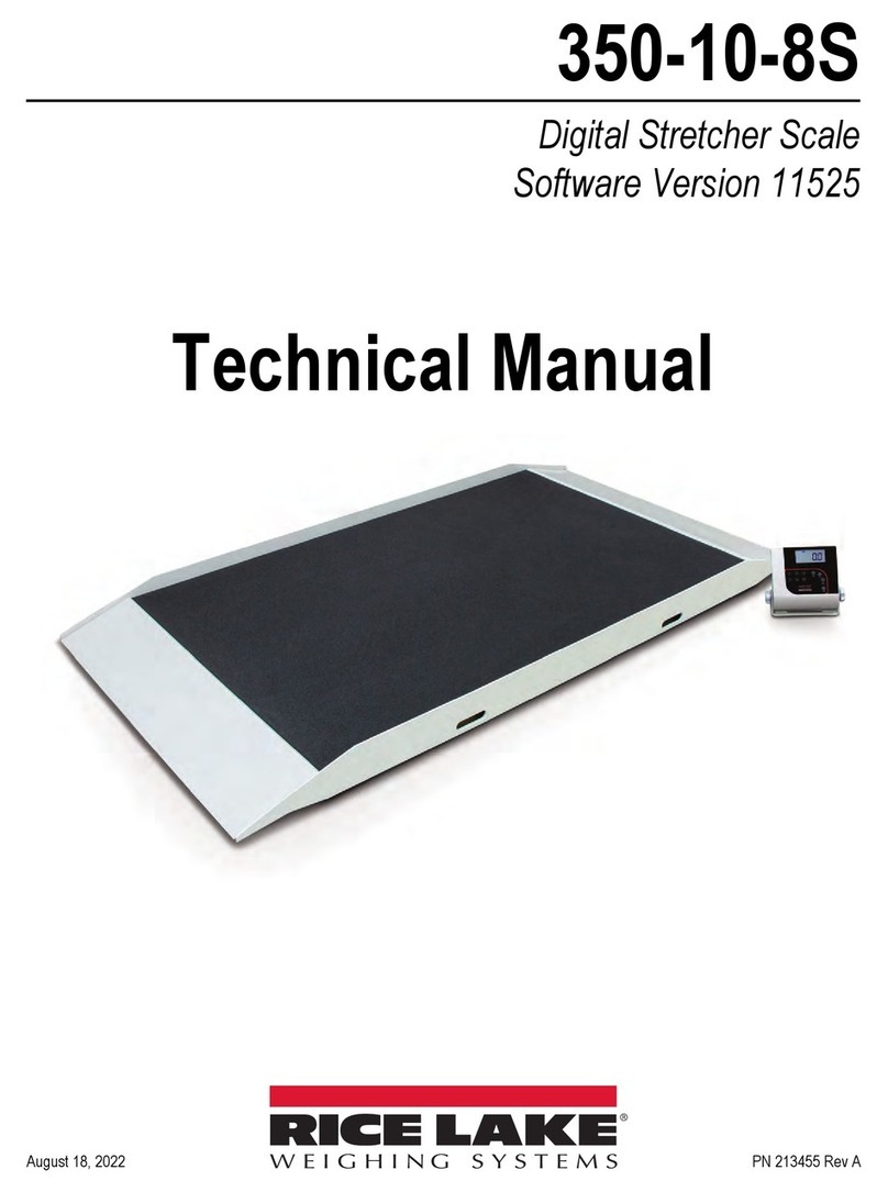 Rice Lake 350-10-8S User manual