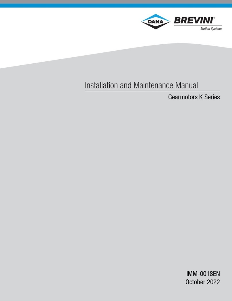DANA BREVINI K Series Manual