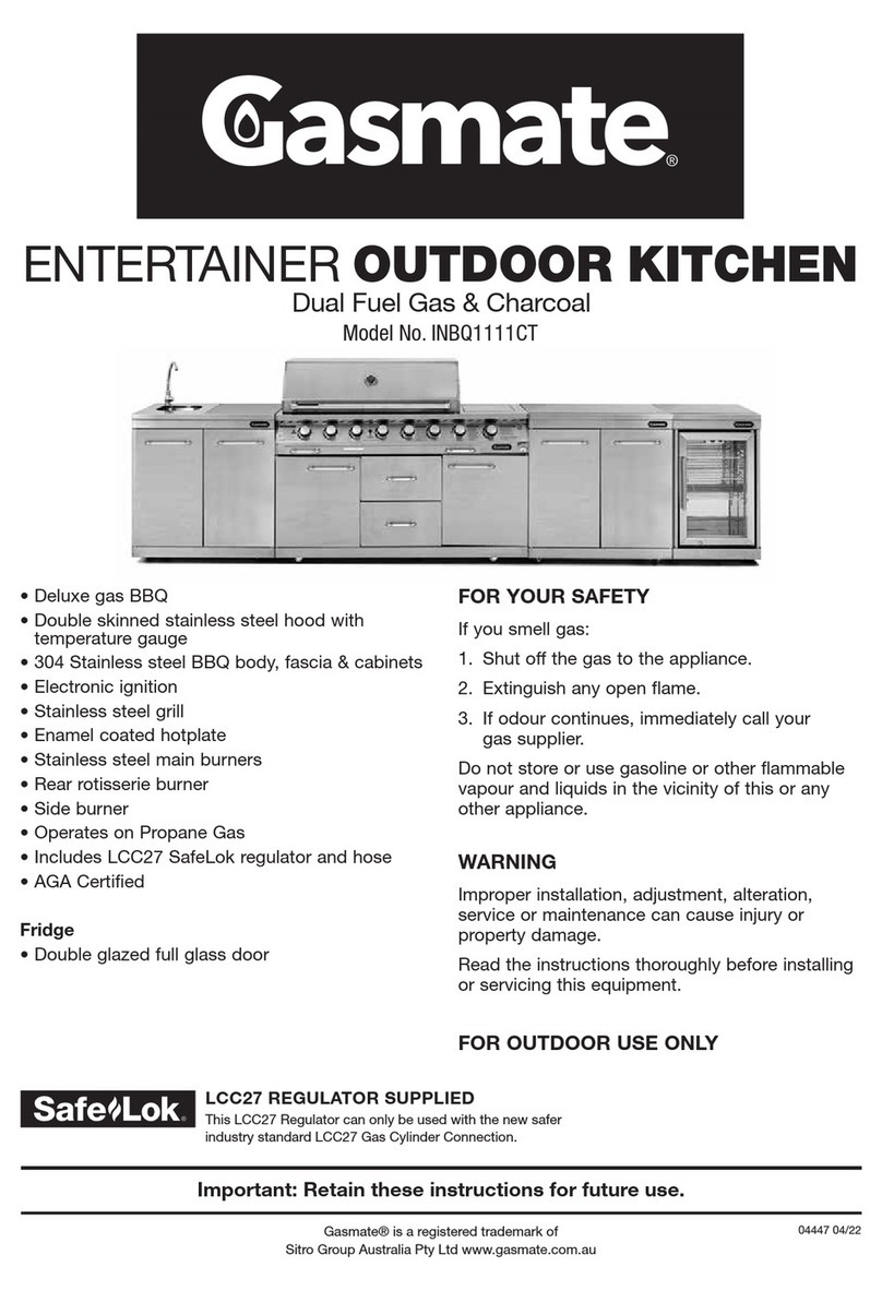Gasmate INBQ1111CT user manual