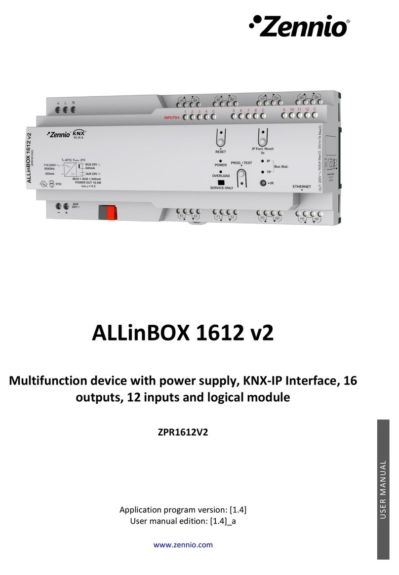 Zennio ALLinBOX 1612 v2 User manual
