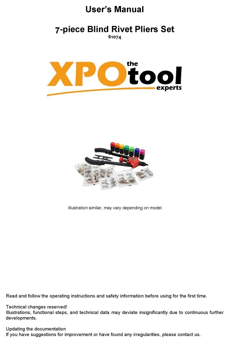 XPOtool 61074 User manual