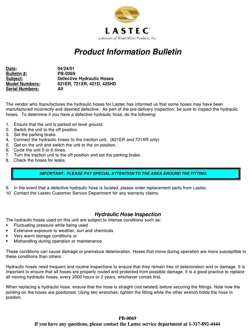 woodmizer LASTEC 621ER Product information bulletin