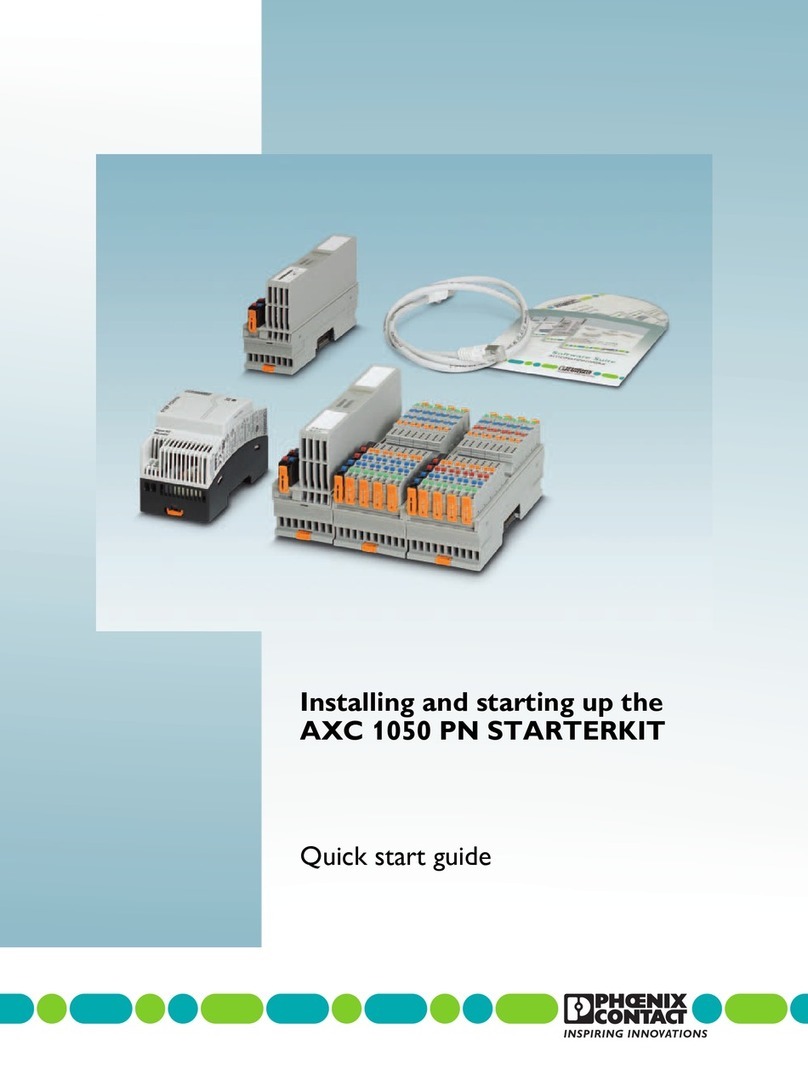 Phoenix Contact AXC 1050 PN STARTERKIT quick start guide
