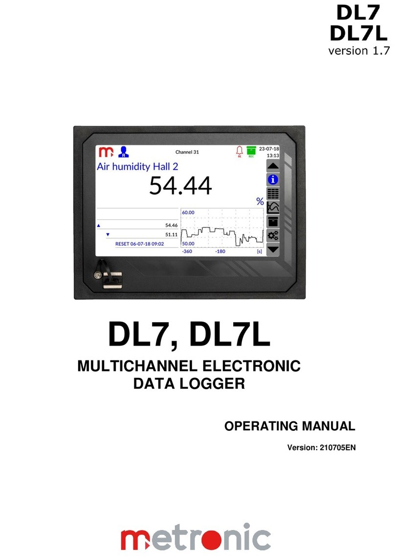Metronic DL7 Series operating manual