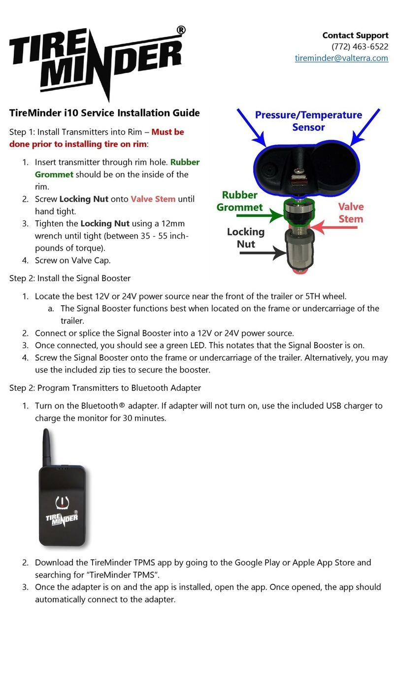 TIRE MINDER i10 Service guide