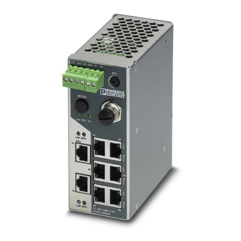 Phoenix Contact FL NAT SMN 8TX User manual Phoenix Contact FL NAT SMN 8TX User manual