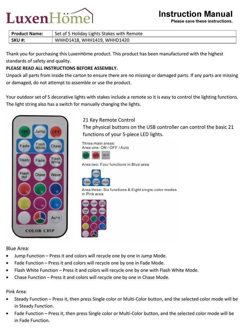 LuxenHome WHHD1418 instruction manual