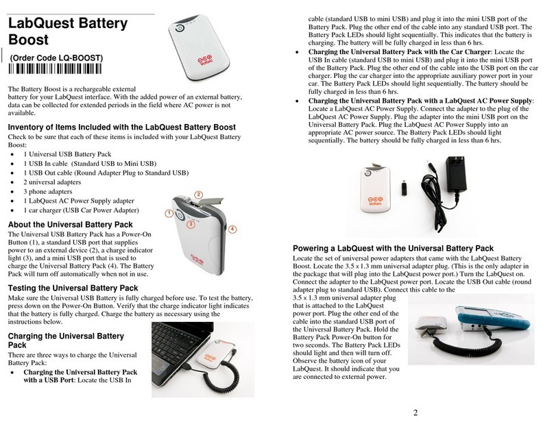 Vernier LabQuest quick start guide