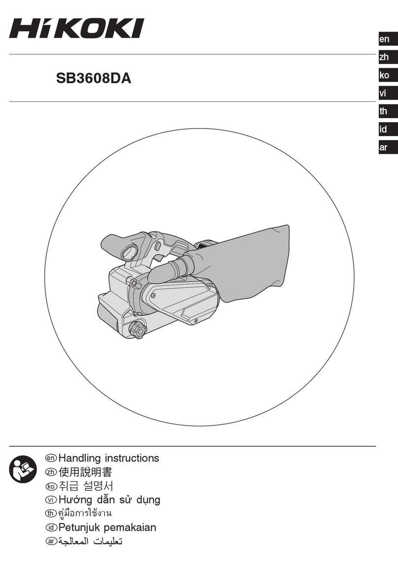 HIKOKI SB3608DA Handling instructions