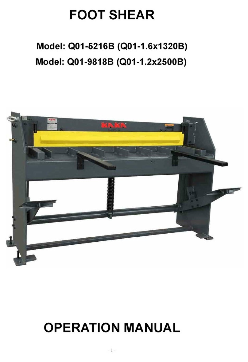 KAKA Industrial Q01-5216B Operation manual