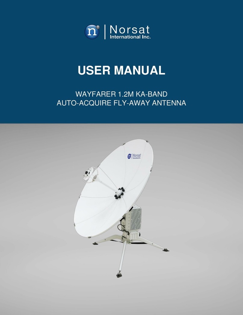 Norsat WAYFARER 1.2M KA-BAND user manual