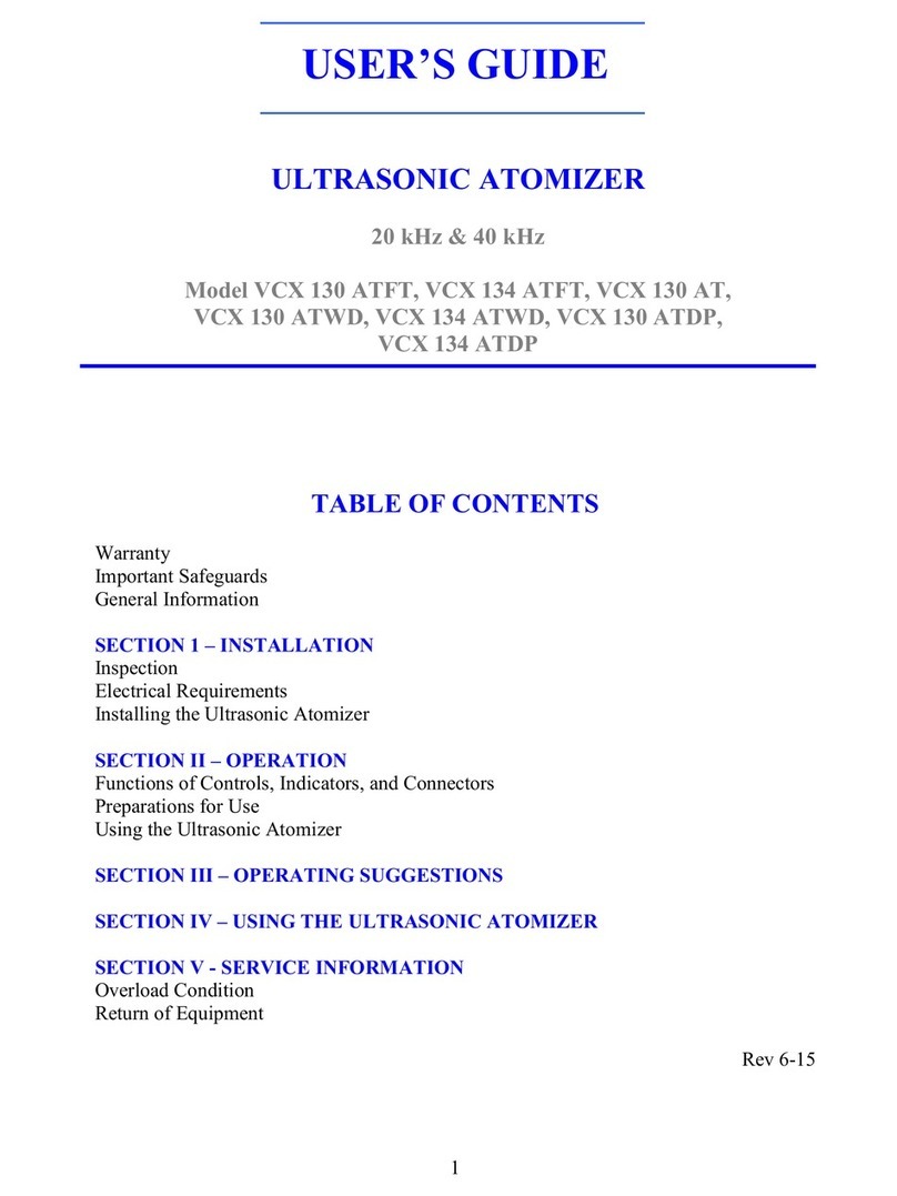 Sonics VCX 130 ATFT user guide