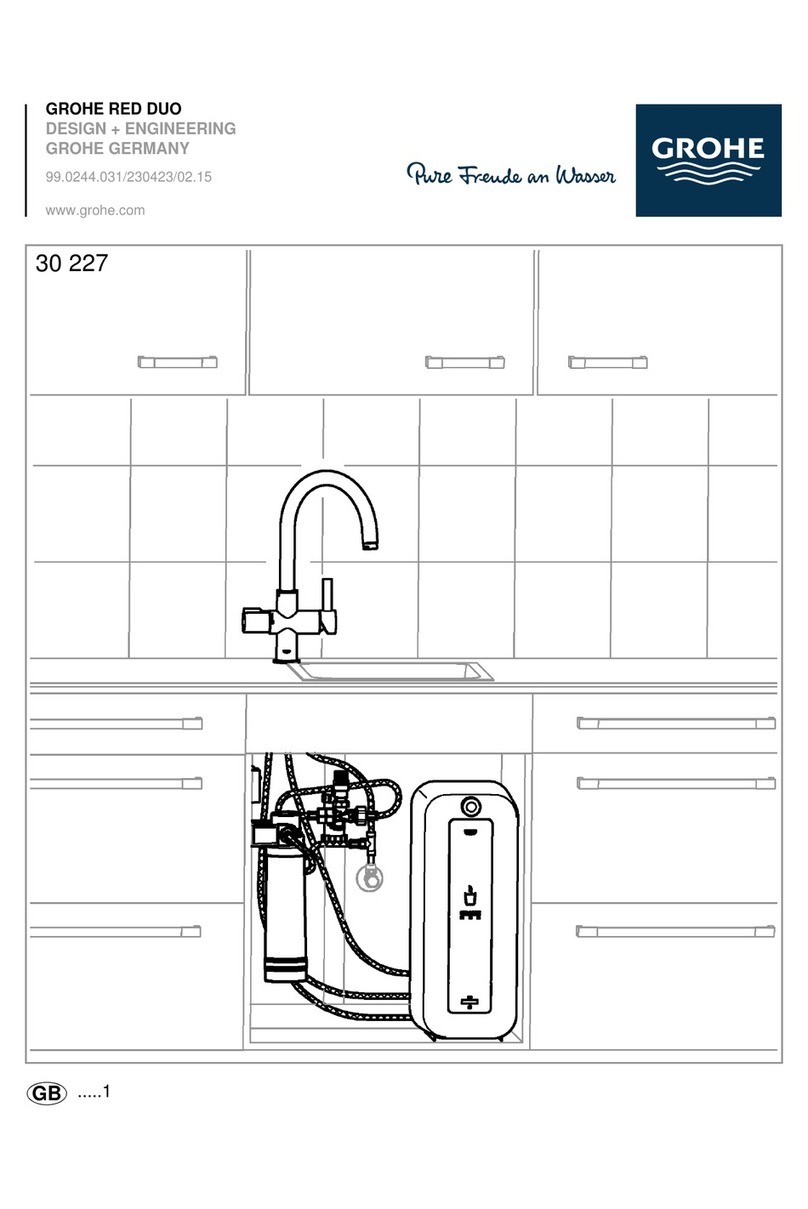 Grohe RED DUO 30 227 installation instructions