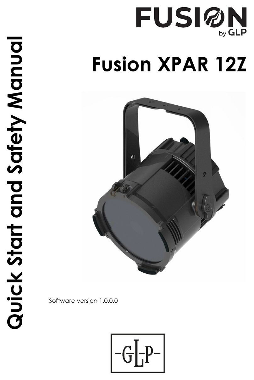 GLP Fusion XPAR 12Z Quick Start and Safety Manual